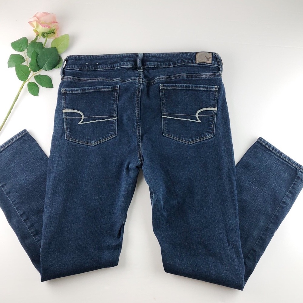 AE Dark Wash Skinny Jeans Sz 16